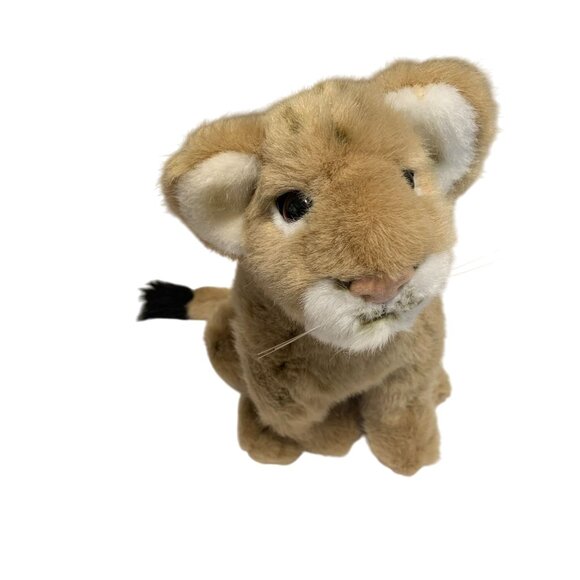 Applause WWF World Wildlife Federation Plush Lion Tiger Cub 1988 Vintage 12 in T - Picture 1 of 6